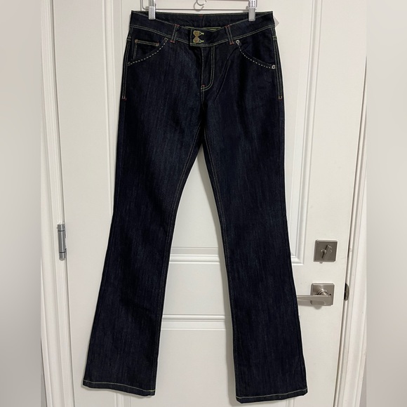 NWT - Ice Iceberg x DC Comics Women’s Mini Flared Jeans - Size 27, 29 -Very Rare - Picture 2 of 11